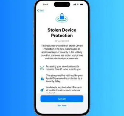 卓资苹果授权维修店分享被盗设备保护功能开启方法 